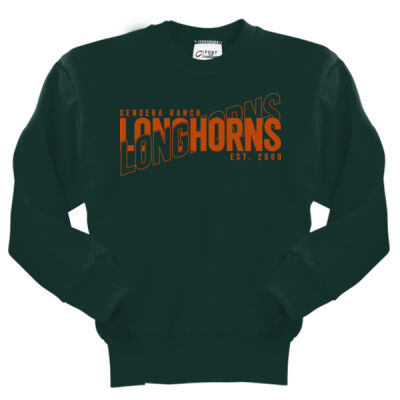 Youth Longhorns Crossed Sweatshirt Thumbnail